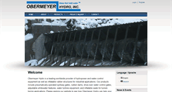 Desktop Screenshot of obermeyerhydro.com