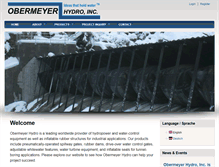 Tablet Screenshot of obermeyerhydro.com